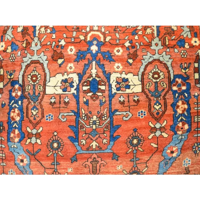 An unbelievable 20th century Persian Sarouk Farahan rug with the most incredible bold pattern consisting of stylized leaf...