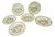 Green Late 20th Century Set of Six Tuscan Country Interiors Stone Were Scenic Salad Luncheon Dessert Plates For Sale - Image 8 of 8