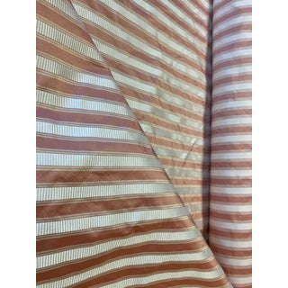 Scalamandre's "Shirred Stripe" Fabric - Remnant For Sale