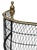 Vintage Brass Fireplace Fender – Federal Regency Serpentine Hearth Guard With Lion’s Paw Feet & Wire Lattice For Sale - Image 13 of 13