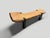 Andrianna Shamaris Impressive Teak Wood and Metal Chaise or Bench For Sale - Image 11 of 18