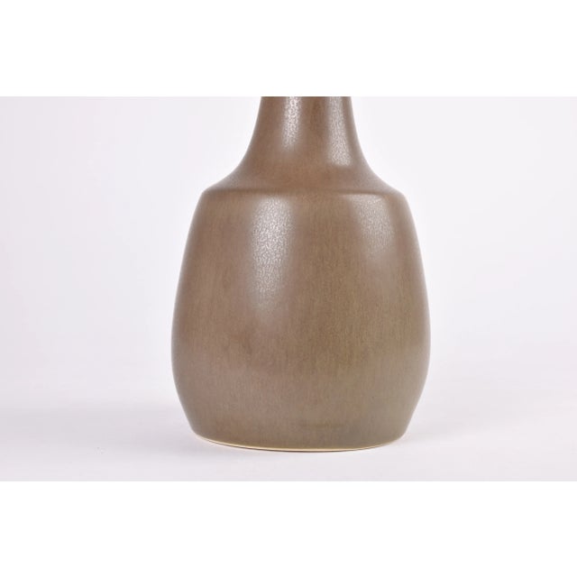 Brown Danish Table Lamp by Per Linnemann-Schmidt for Palshus, 1960s For Sale - Image 8 of 13