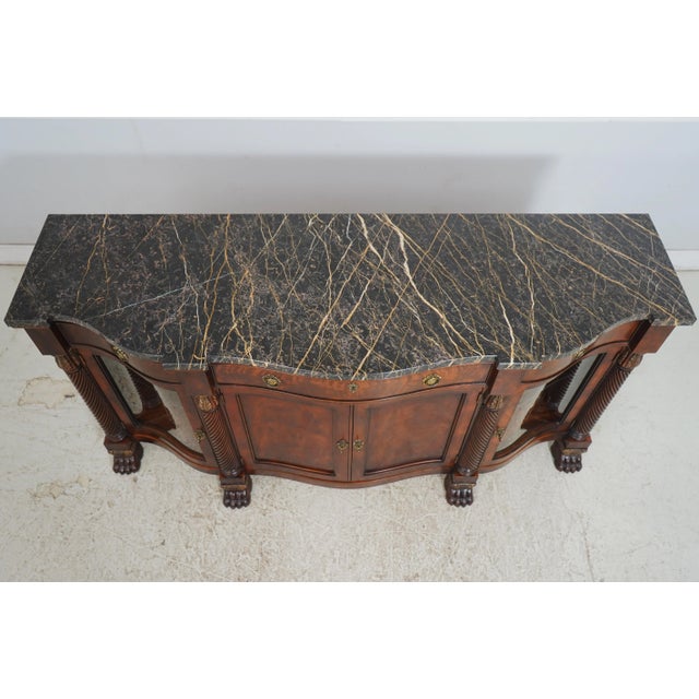Herendon Historic Natchez Maple Top Mahogany Sideboard Buffet For Sale In Philadelphia - Image 6 of 18