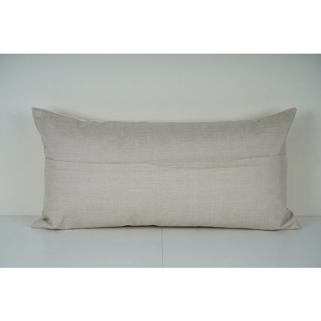 Handcrafted Horse Suzani Pillow Cover For Sale - Image 4 of 5