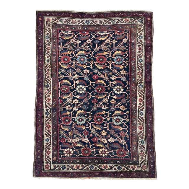 1930s Herati Persian Rug, 4.2 x 6.6 For Sale
