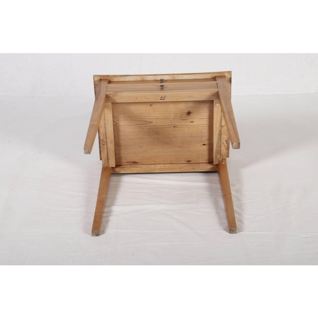 Small Antique Side Table in Walnut, 1850 For Sale - Image 13 of 17