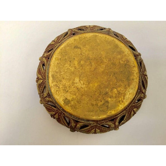 Pair of Anglo-Indian Cast Brass Ashtrays Dhokra Tribal Bracelet Form Catchall For Sale - Image 9 of 10