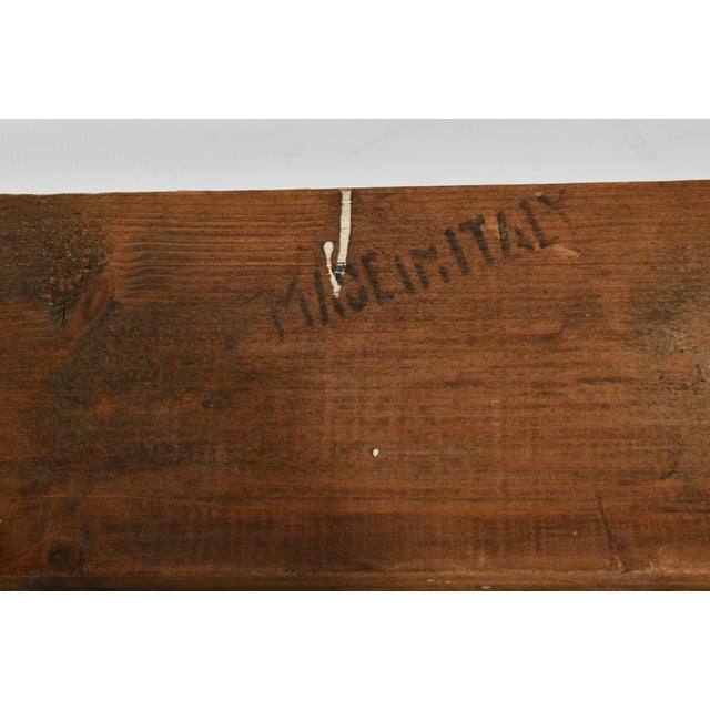 Italian Painted Giltwood Marble-Top Console / Entry Table Italian, Early to Mid- For Sale - Image 10 of 11