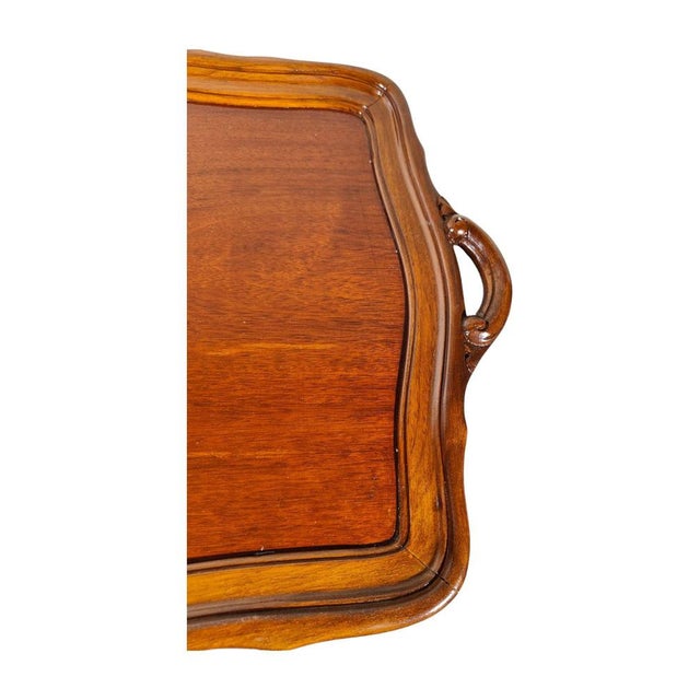 Brown Italian Fruitwood Bar Cart, 1950s For Sale - Image 8 of 15