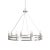 Metal Ashland 8-Light Statement Round Nickel Chandelier For Sale - Image 7 of 9