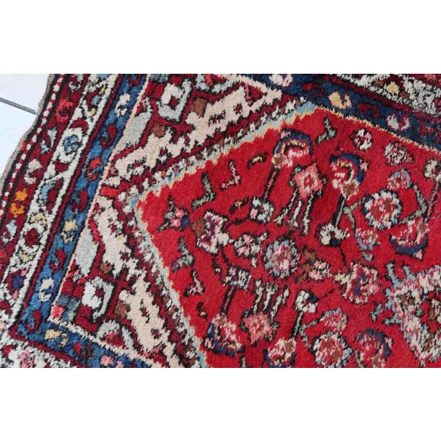 Textile 1970s Handmade Vintage Persian Malayer Rug For Sale - Image 7 of 12