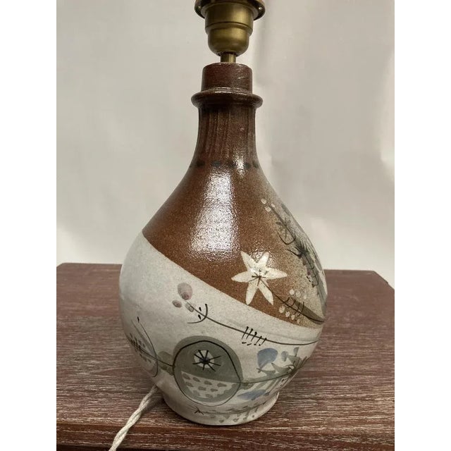 Ceramic Lamp from Quimper, 1960s, in Very Good conditions. Designed 1960 to 1969 This piece has an attribution mark, I am...