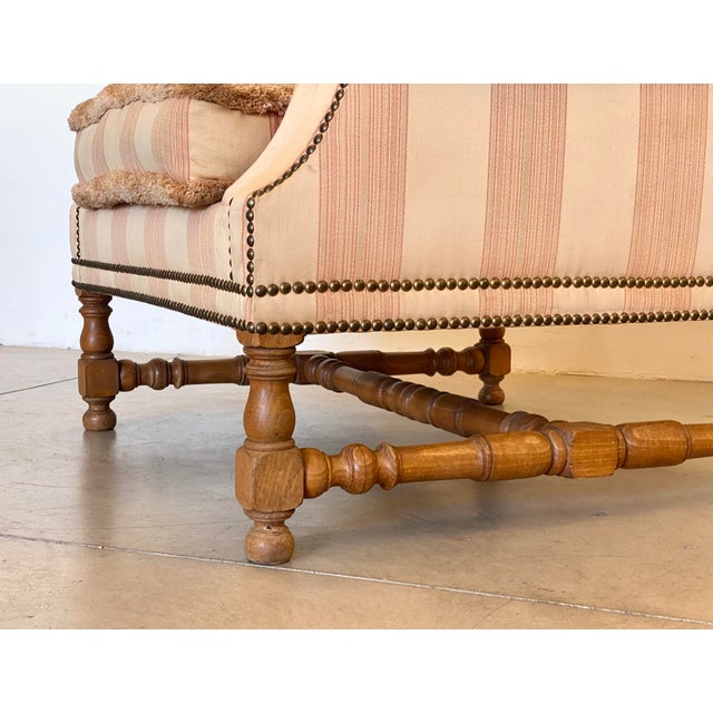 Wood Set of Louis XIV Armchairs, 1960s For Sale - Image 7 of 17