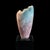 Modern Tony Evans Raku Art Pottery Vase-Lucite Base-Signed-Studio-80s-California-Modern For Sale - Image 3 of 9