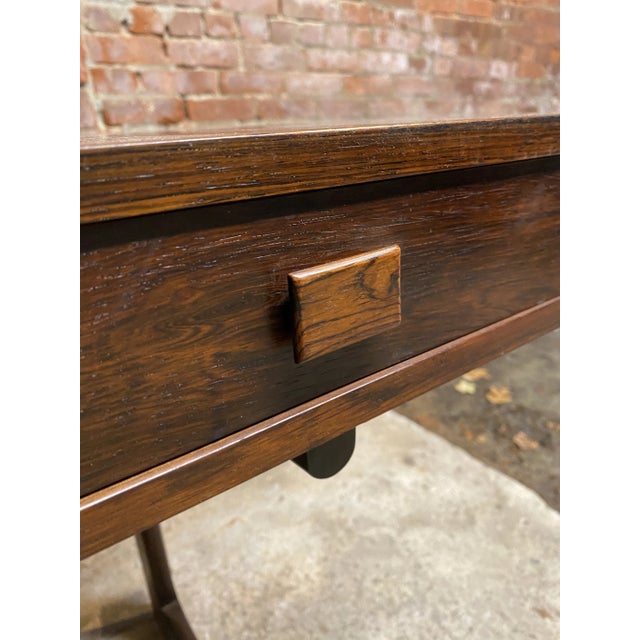 Danish Modern Rosewood Cantilever Executive Desk by Georg Petersens For Sale - Image 9 of 12