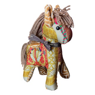 Hermes Poste Et Cavalerie Vintage Silk Scarf Noble Pony For Sale