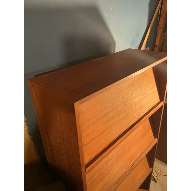 Hans Wegner Teak Bookcase, 1960s Danish Mid-Century Modern For Sale In Baltimore - Image 6 of 13