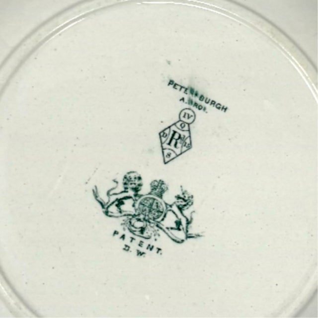 Ceramic Rare Antique Alcock St. Petersburgh Transferware Bowl For Sale - Image 7 of 7