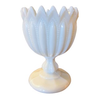 Antique French Portieux Opaline Chalice, Circa 1900 For Sale