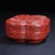 1990s Vintage Chinese Cinnabar Carved Lacquer Box With Bird & Flower Motif For Sale - Image 5 of 9