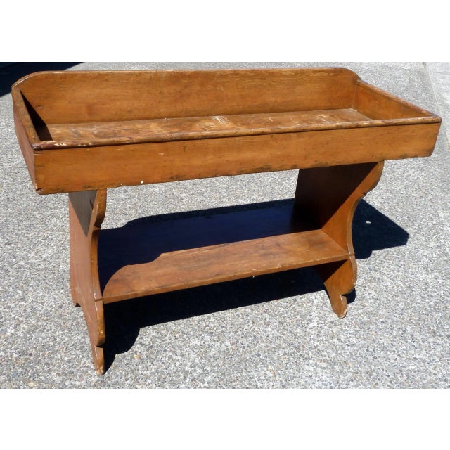 Early 19th Century Early 19th Century Early American Dry Sink For Sale - Image 5 of 13