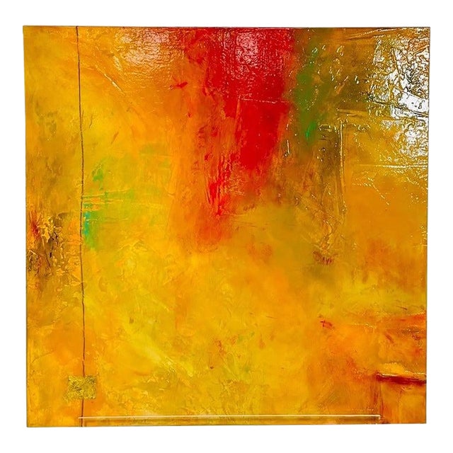 Sam Richardson “Amana Series” Abstract Painting on Board, American Contemporary For Sale