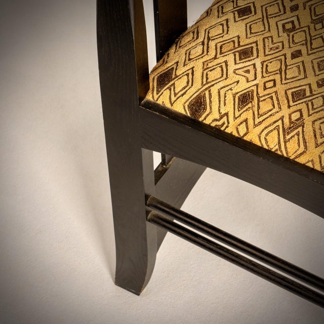 Wood Argyle Chair by Charles Rennie Mackintosh For Sale - Image 7 of 10