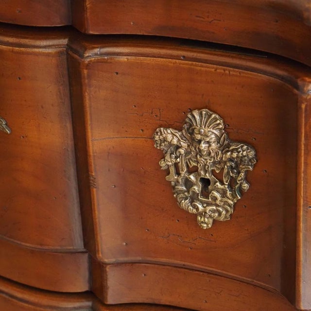 Brown Louis XV Chest of Drawers with Arbalète Front For Sale - Image 8 of 18