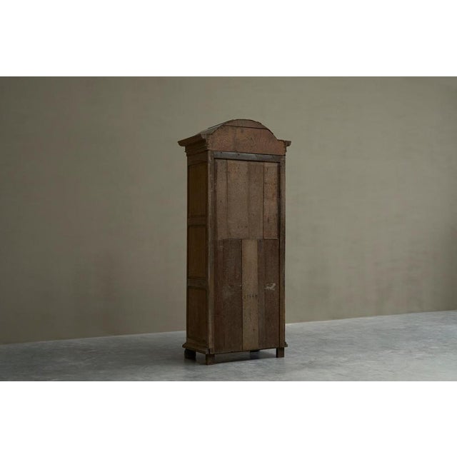 Tall 19th Century French Single Door Armoire in Oak For Sale - Image 13 of 14