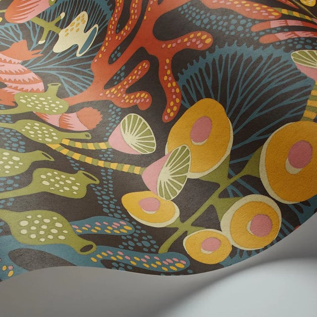 Korallang is a wonderfully whimsical and surreal pattern that adds a dash of enchantment to a room. This product is FSC...