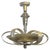 A distinctive Art Deco glass chandelier dating from the 1930s, attributed to the glassmaking tradition of Kamenický Šenov,...