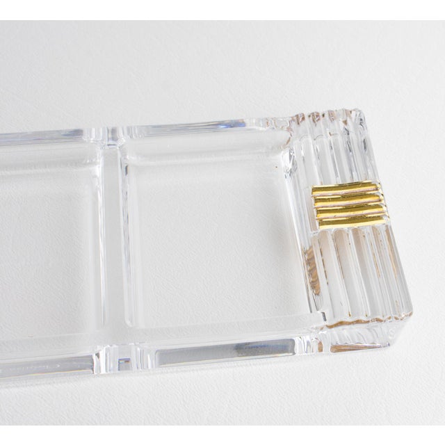 Glass Christian Dior Paris Crystal Vide Poche Bowl, Ring Holder For Sale - Image 7 of 11