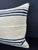 Contemporary Turkish Hemp Pillow Cushion Natural Beige Blue Cushion Cover 20"x20" For Sale - Image 3 of 4