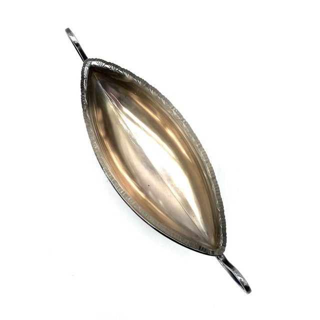 Antique Art Deco Silver-Plated Jardinière with Crystal Insert from WMF, Germany, 1930s For Sale - Image 12 of 18