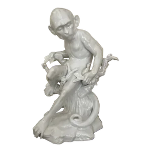 Blanc De Chine Porcelain Monkey