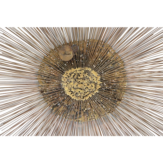 1960's Brutalist Sunburst Wall Sculpture by William and Bruce Friedle For Sale - Image 10 of 13