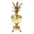 1960s Brass Hollywood Regency Pineapple Lidded Urn For Sale