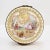 A compelling round 19th century Paris porcelain box by Bloch and Bourdois. With raised gold decoration, hand-painted...