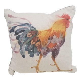 Rooster Pillow -Made in Wales, United Kingdom For Sale