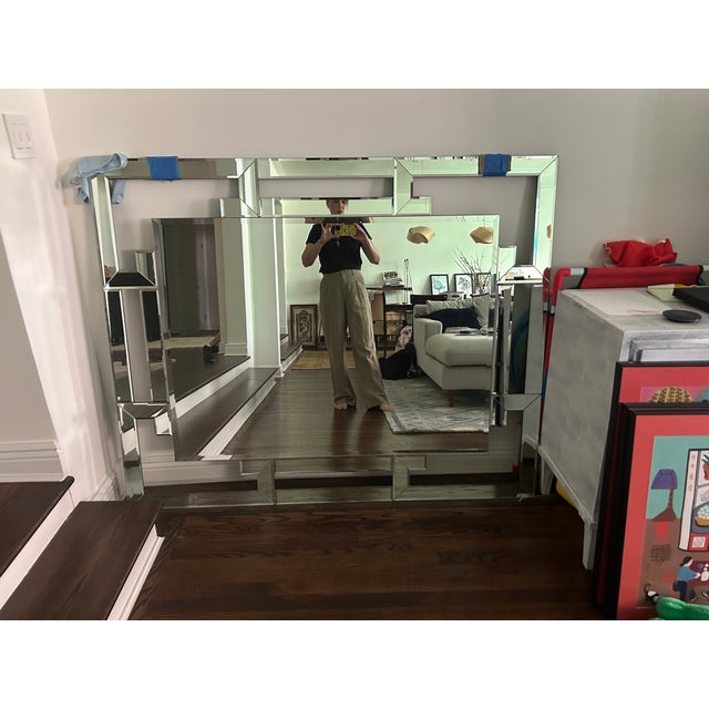 Contemporary Thomas Pheasant "Grand Jewel" Mirror for Baker For Sale - Image 3 of 3
