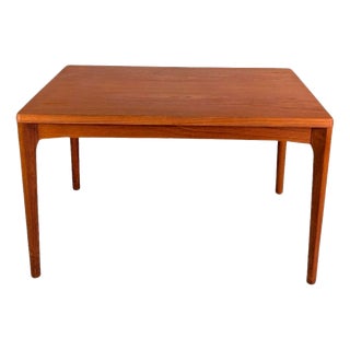 Vintage Extendable Dining Table in Teak by Henning Kjærnulf For Sale