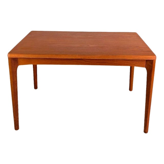 Vintage Extendable Dining Table in Teak by Henning Kjærnulf For Sale