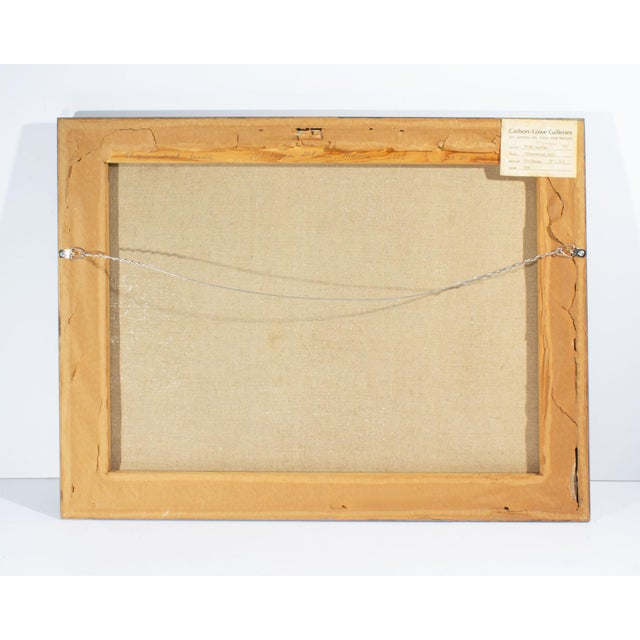 1975 “Shipwrecked Hull” Oil on Canvas Painting by Fritz Kackley For Sale - Image 10 of 10