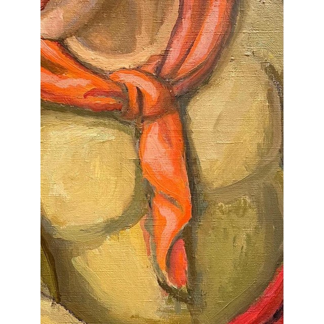 Armand Cacheux, Water Carriers, Oil on Canvas, 1958 For Sale - Image 6 of 15