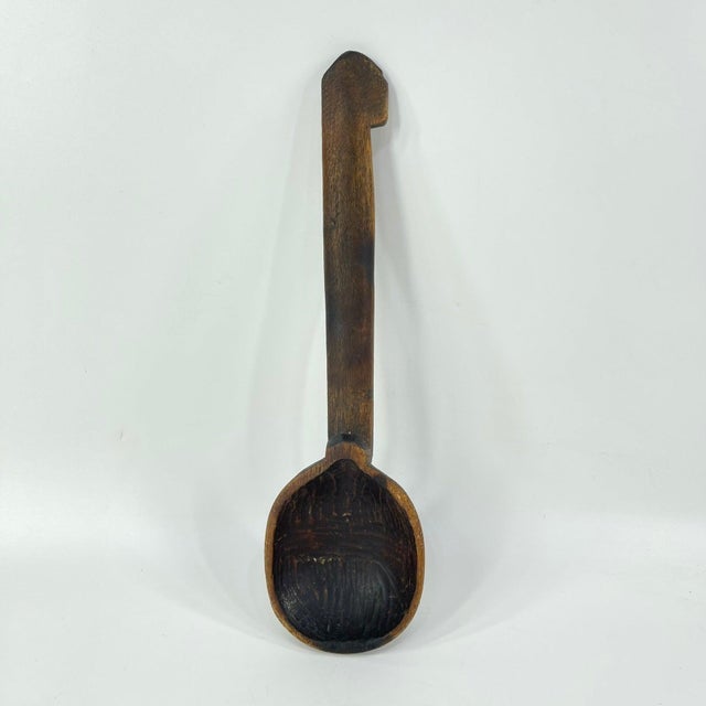 Early 20th Century Kamba Wooden Spoon Kenya MATTER COLLECTION For Sale - Image 4 of 8