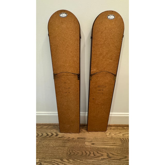 Mid 20th Century Vintage Brandt Furniture 'Diplomat' Arched Wall Mirrors | Pair For Sale - Image 5 of 7