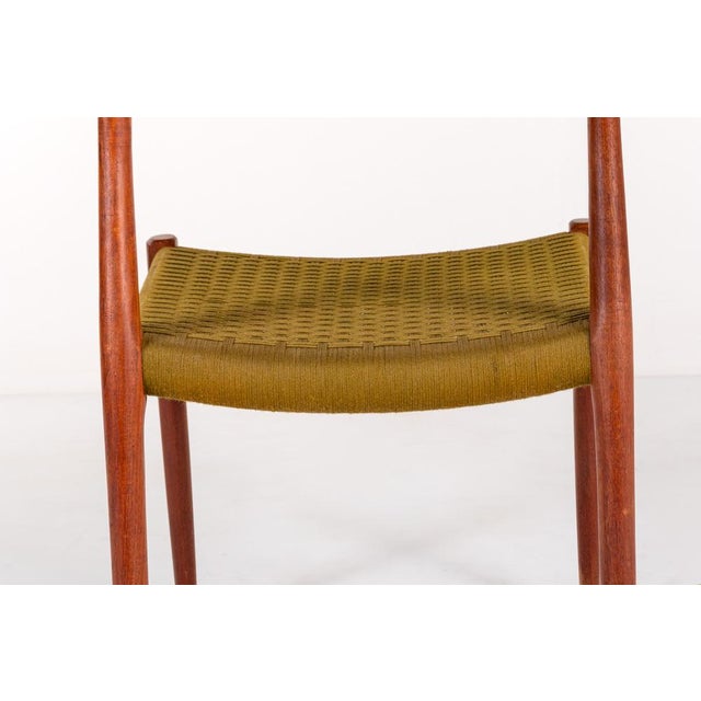 Model 77 Dining Chairs in Teak by Niels Otto Møller for J.L. Møllers, 1960s, Set of 4 For Sale - Image 10 of 12