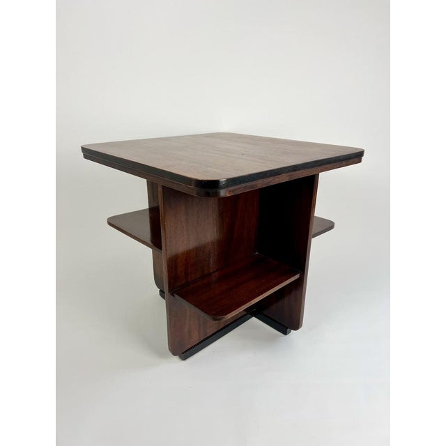 Brown Antique Art Deco Book Side Table from Waring & Gillow, England, 1920s-1930s For Sale - Image 8 of 18