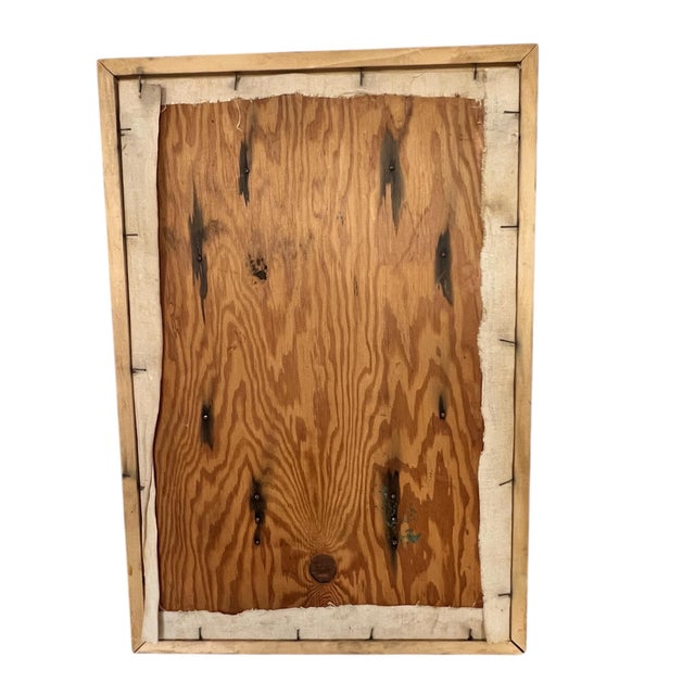 Mid Century Americana Cross Stitch and Applique Border Mirror For Sale - Image 10 of 12