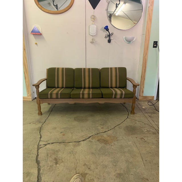 Textile 1960s Danish Three Seater Sofa For Sale - Image 7 of 7